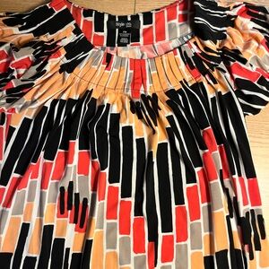 Style & Co. Multicolor Abstract Blouse